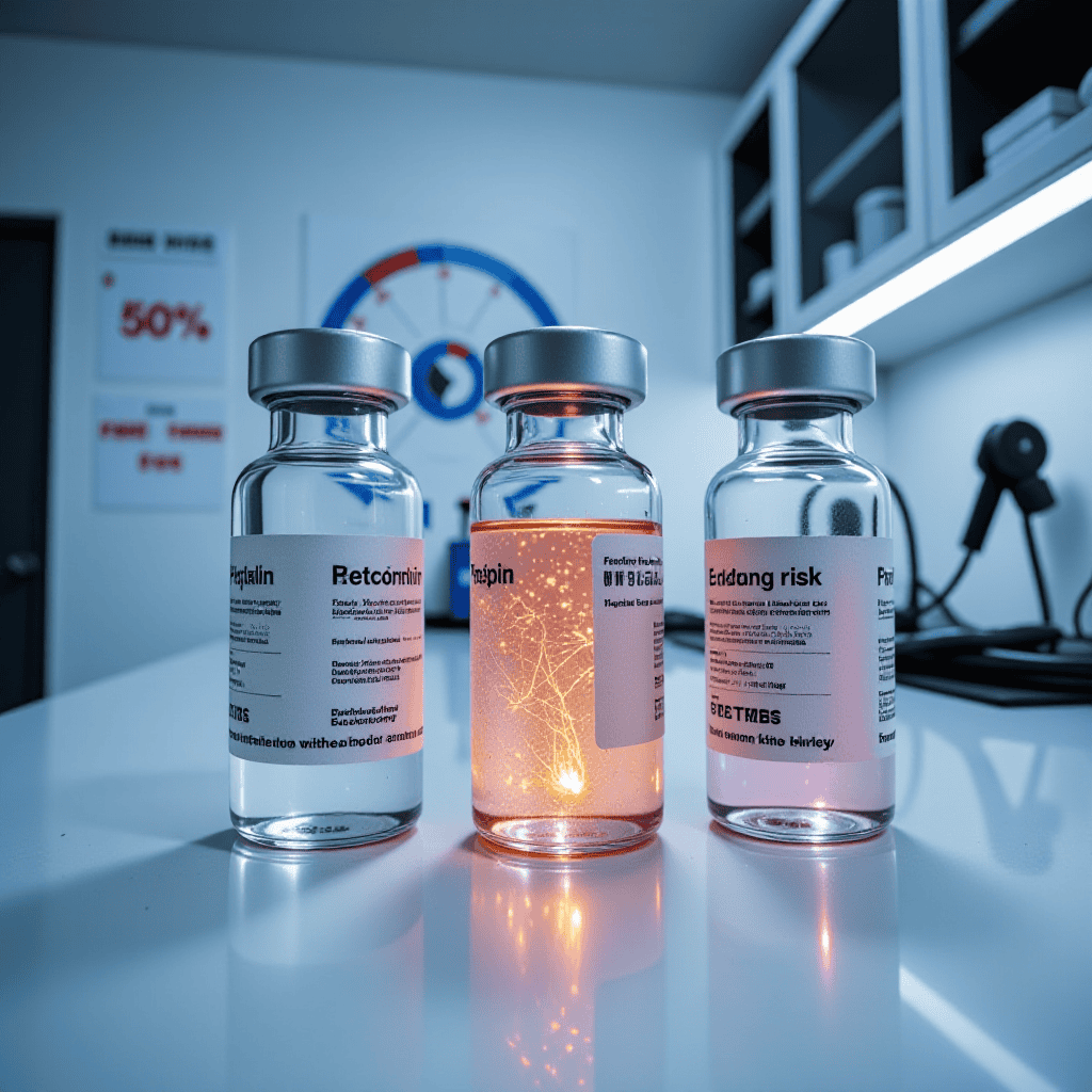 peptide stack contamination risks infographic