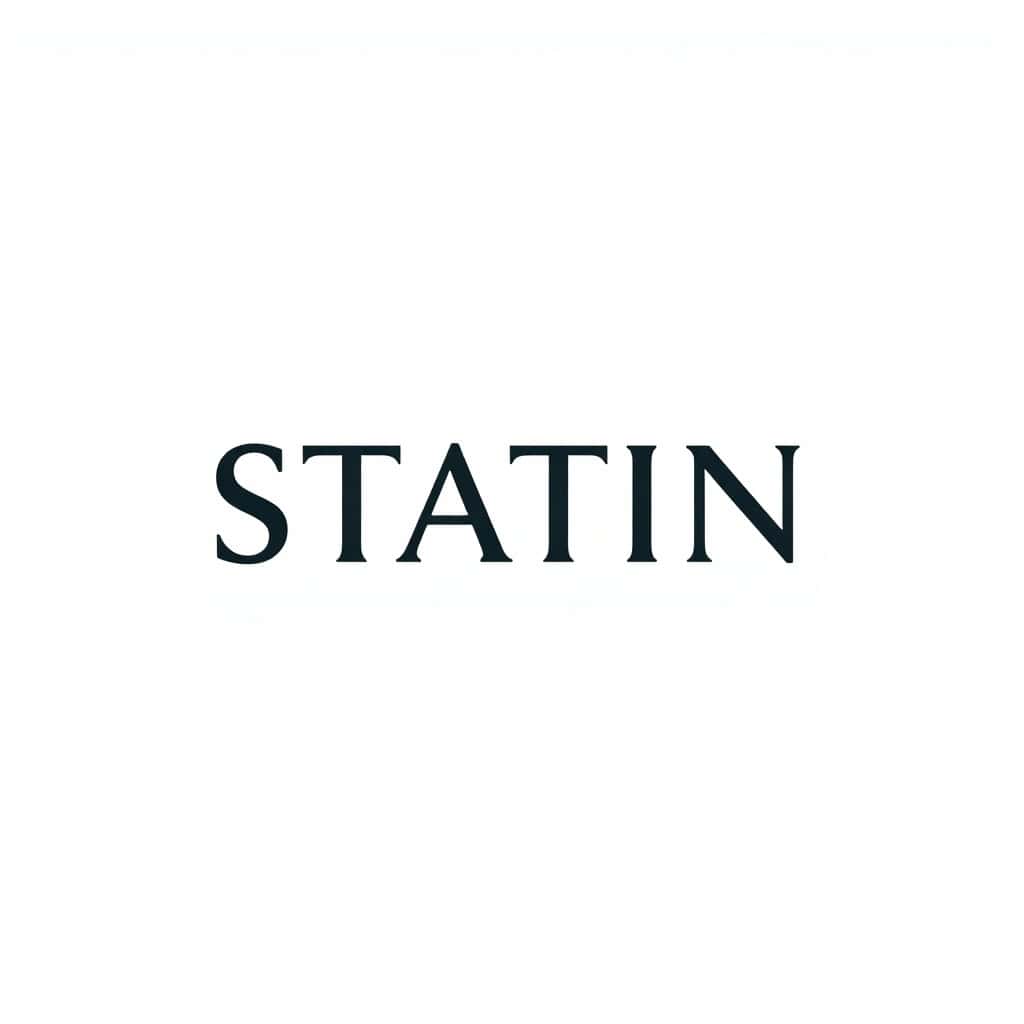 Statin medication with scientific research papers showing clinical trial evidence
